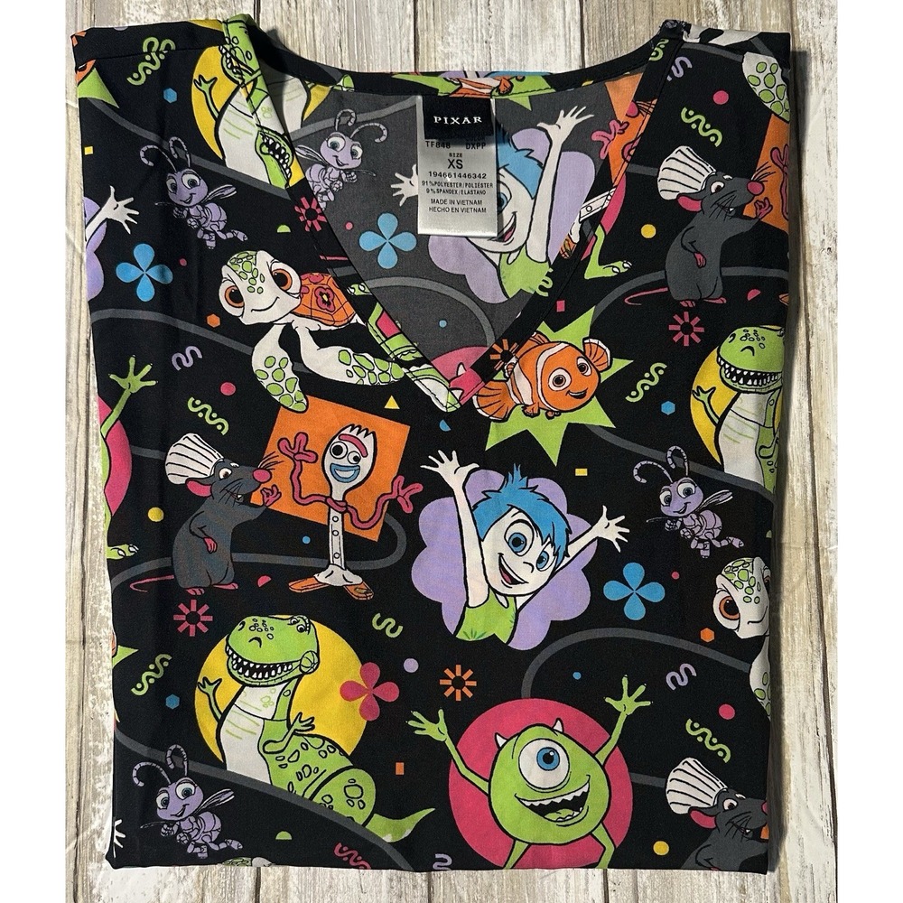 Cherokee Black Cartoon Print Tunic
